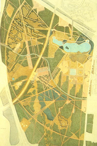 ͼ1 ������԰��ƽ��ͼ